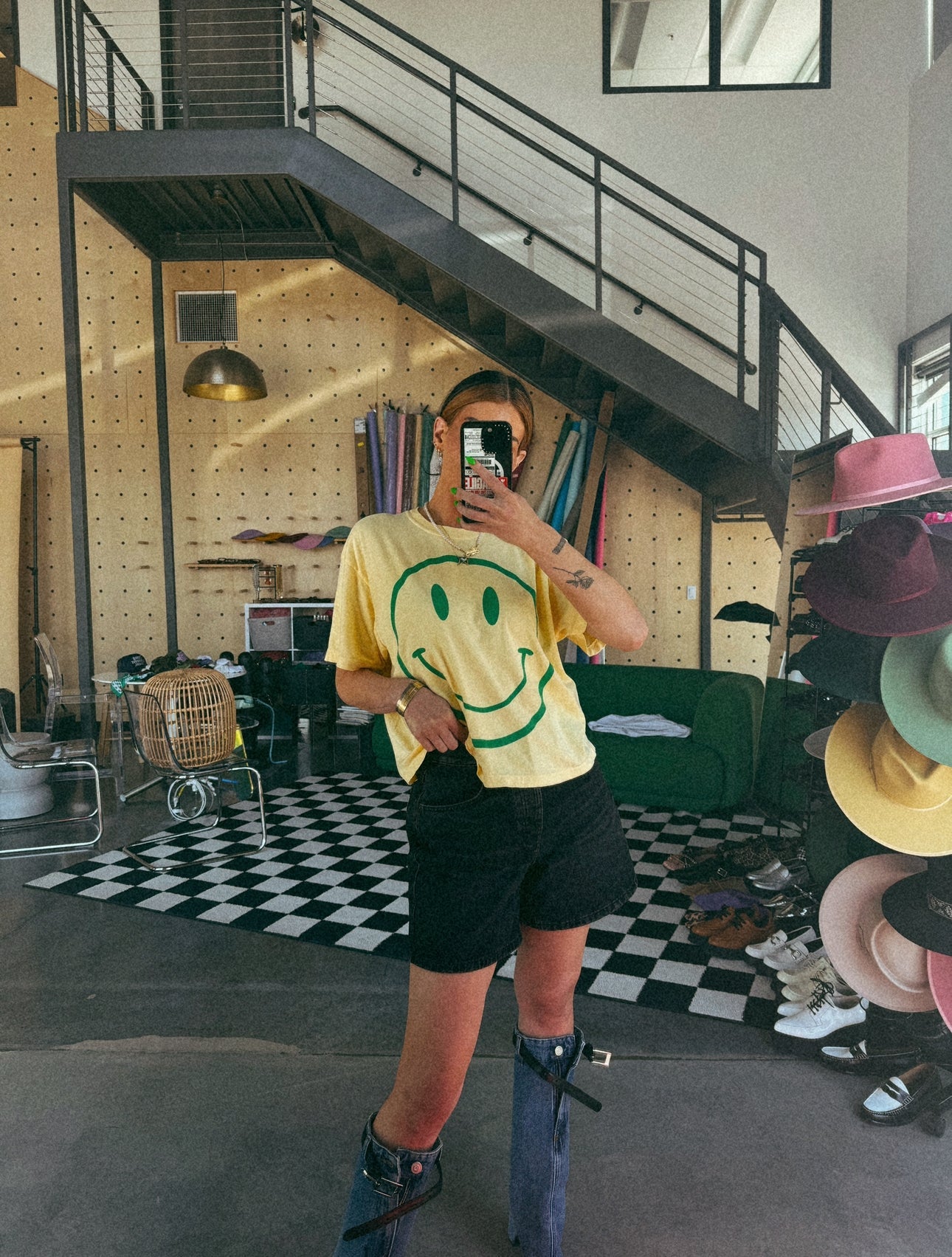 The World Needs Your Magic Crop Tee in Butter Yellow + Green - Dressed in Lala