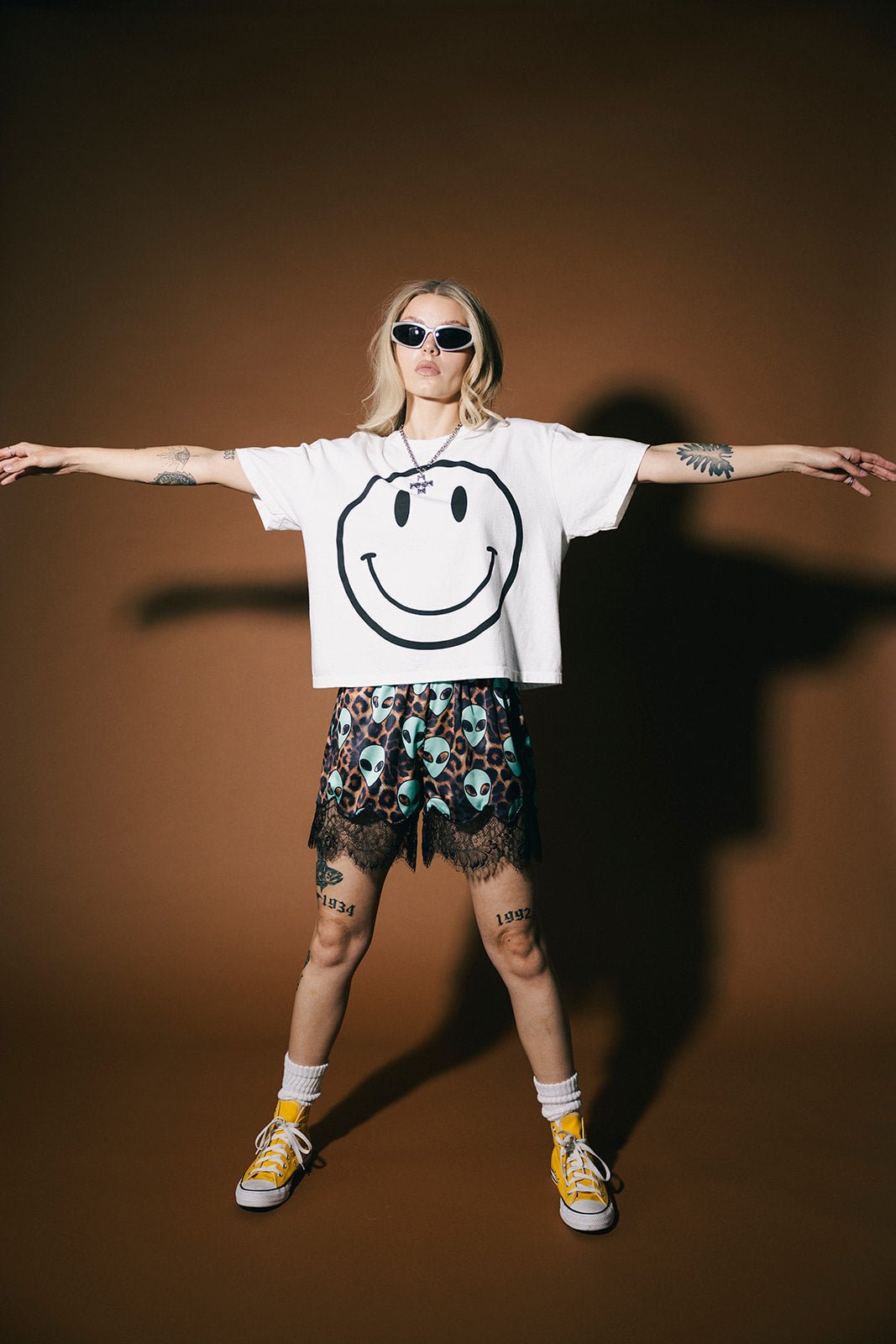 The World Needs Your Magic Crop Tee in White - Dressed in Lala