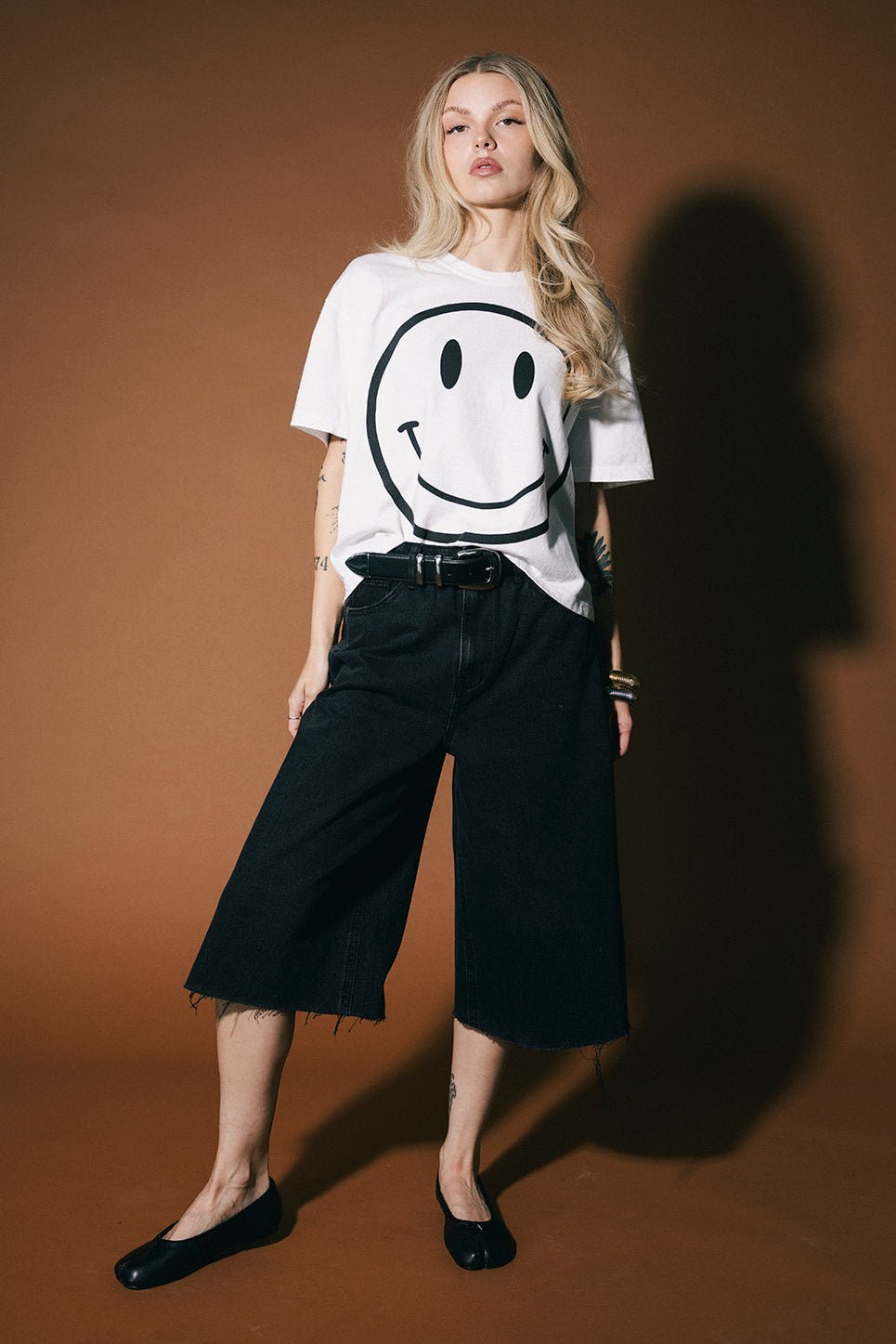 The World Needs Your Magic Crop Tee in White - Dressed in Lala