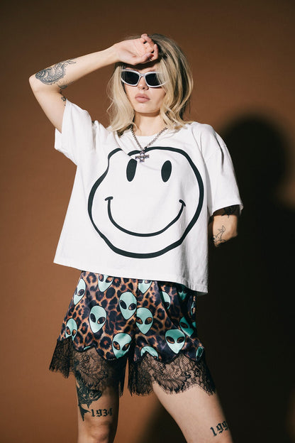 The World Needs Your Magic Crop Tee in White - Dressed in Lala