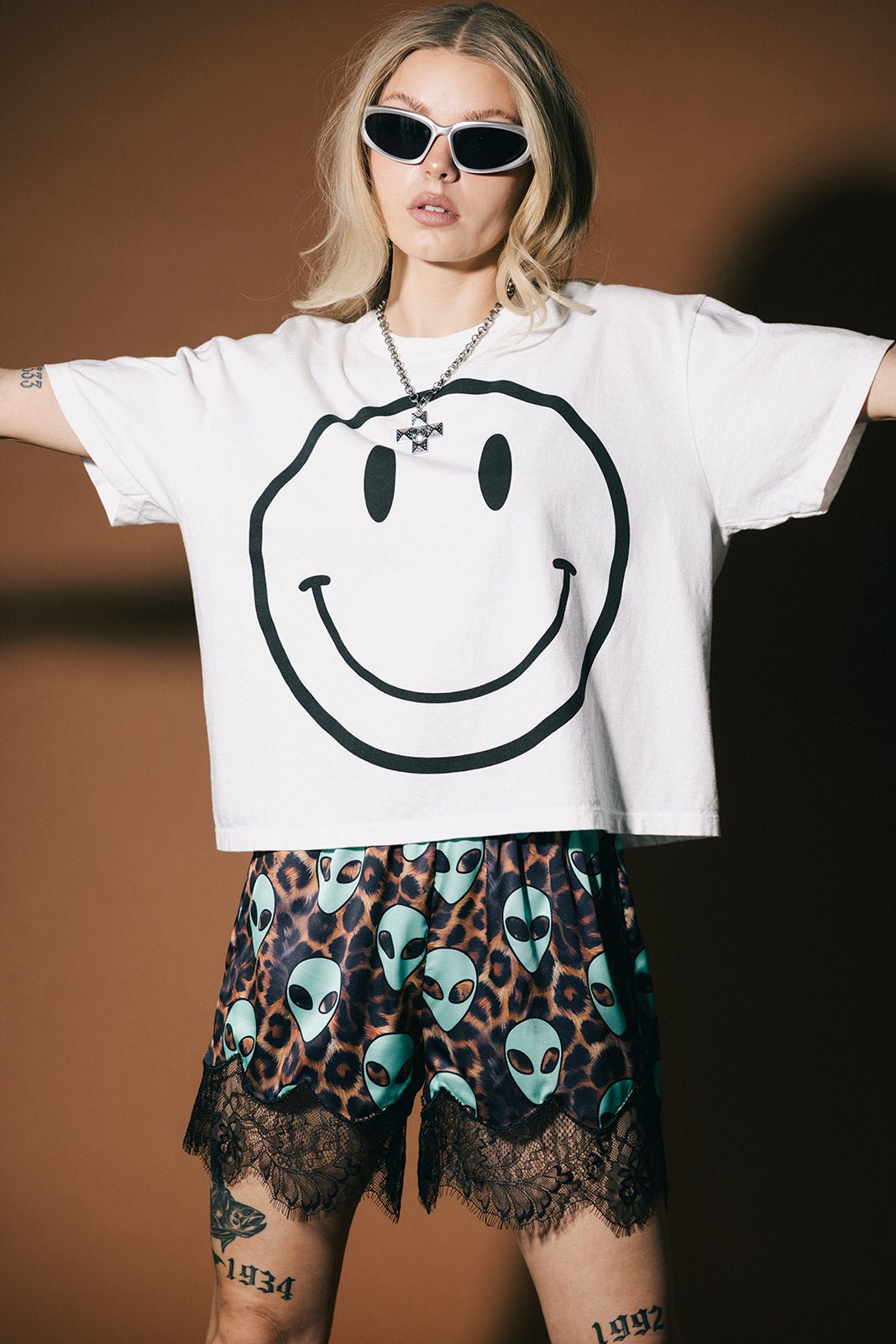 The World Needs Your Magic Crop Tee in White - Dressed in Lala