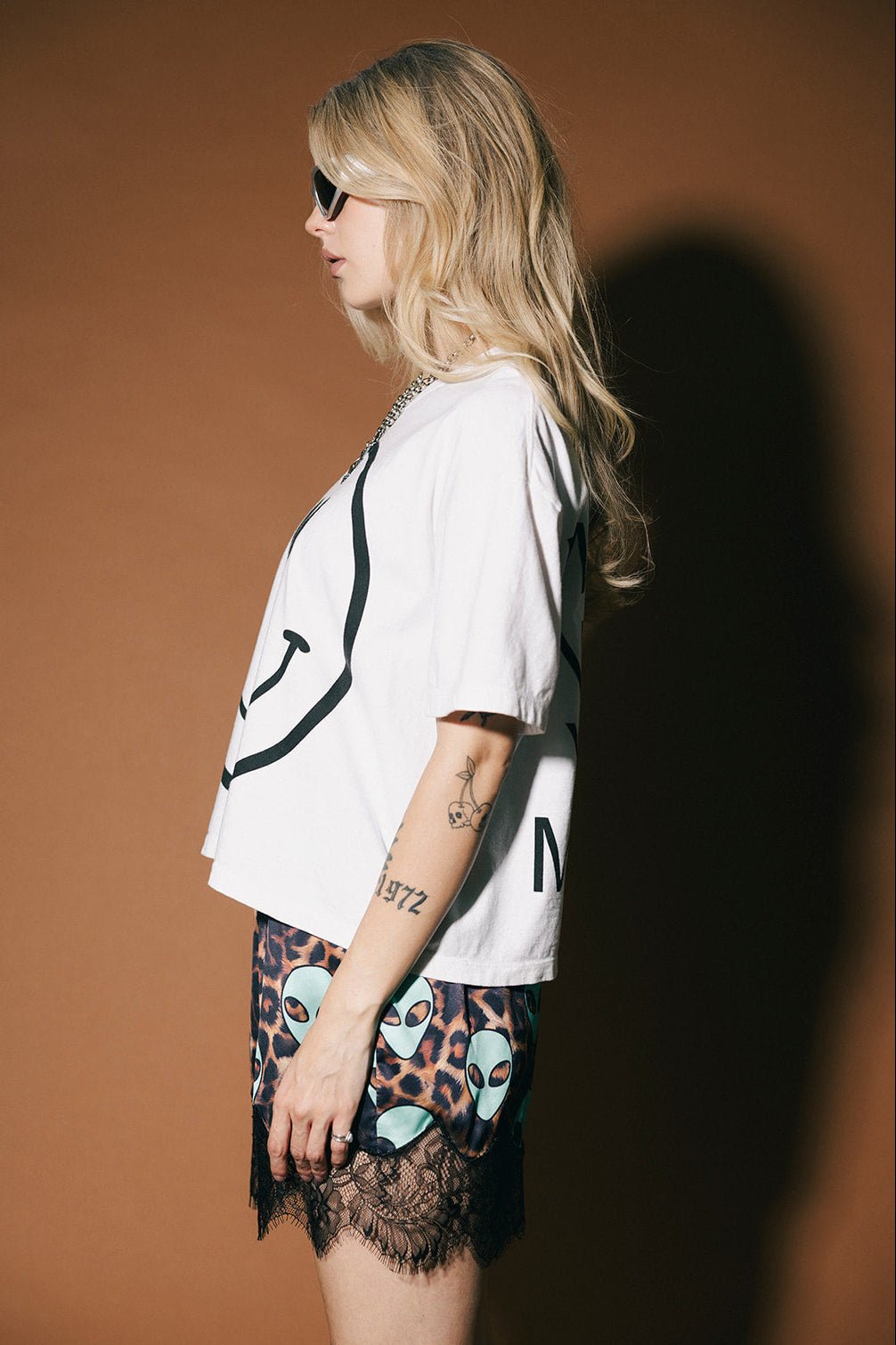 The World Needs Your Magic Crop Tee in White - Dressed in Lala