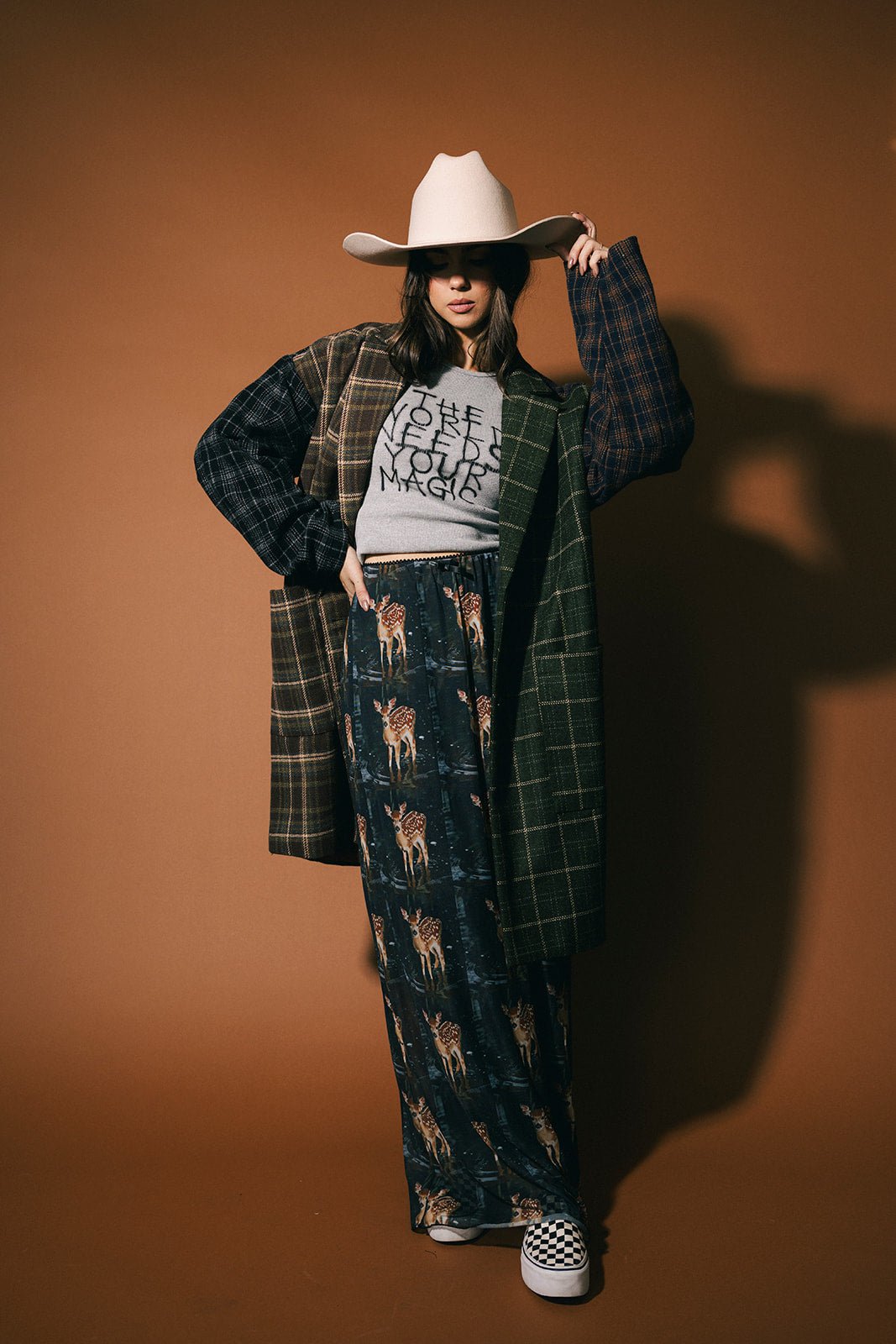 The World Needs Your Magic Graffiti Tank in Grey - Dressed in Lala