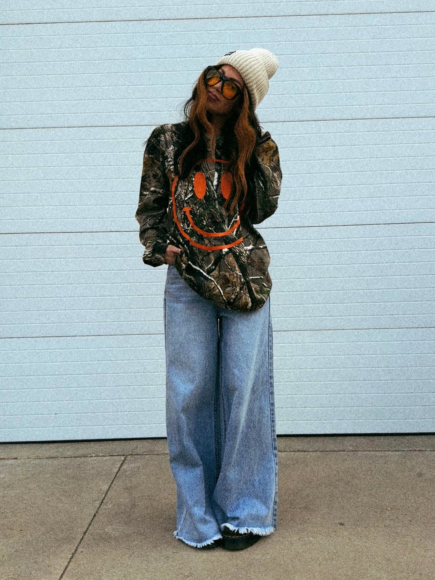 The World Needs Your Magic Oversized Long Sleeve Tee in Camo - Dressed in Lala