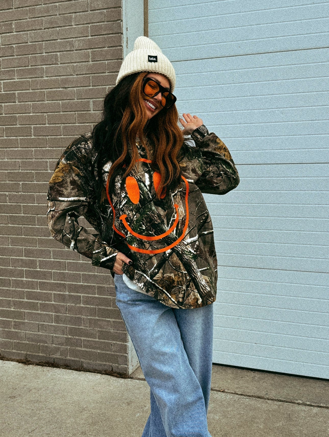 The World Needs Your Magic Oversized Long Sleeve Tee in Camo - Dressed in Lala