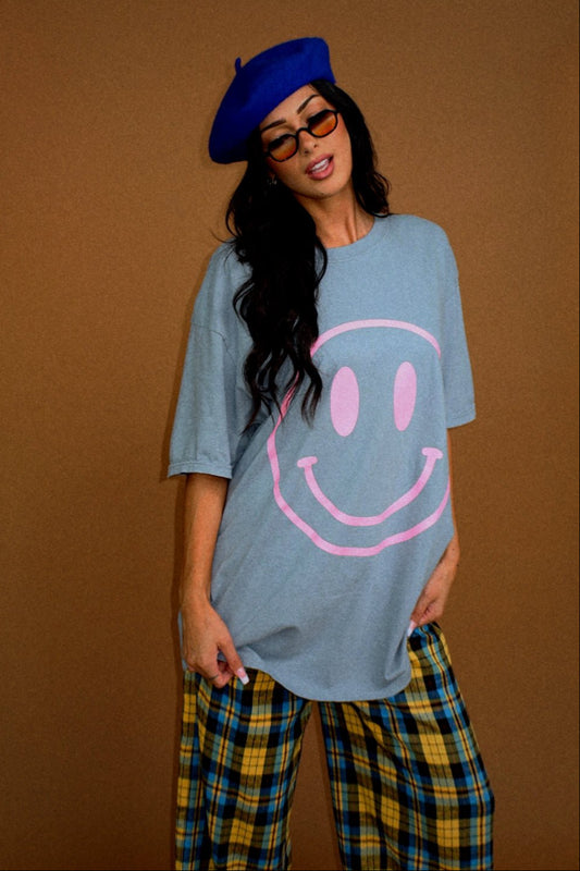 The World Needs Your Magic Oversized Tee in Stone Grey - Dressed in Lala