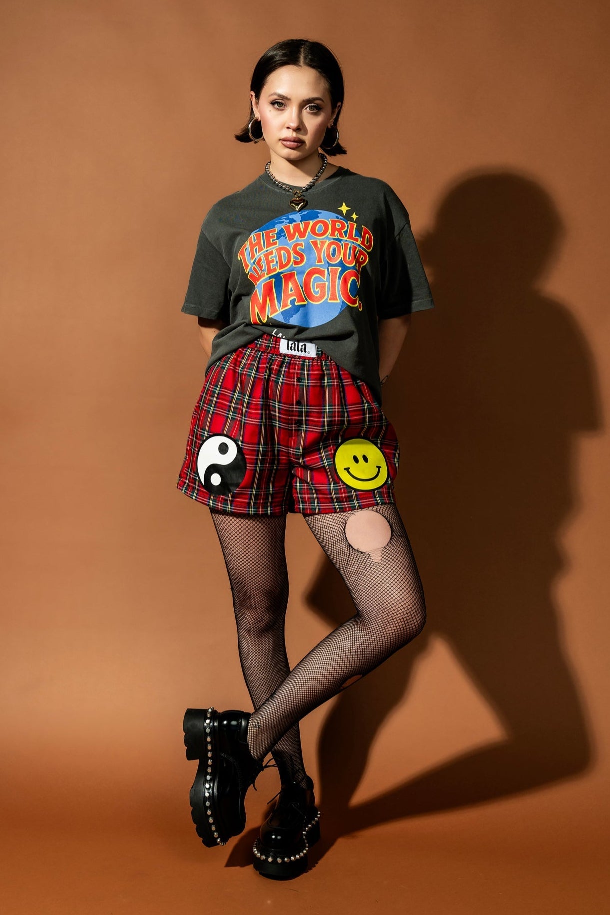The World Needs Your Magic Retro Remix Boxy Tee - Dressed in Lala