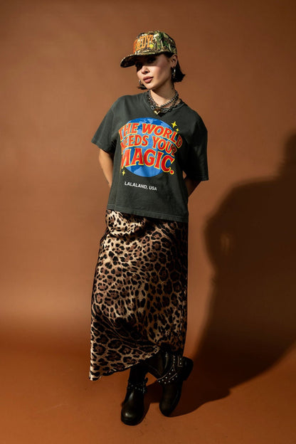 The World Needs Your Magic Retro Remix Boxy Tee - Dressed in Lala