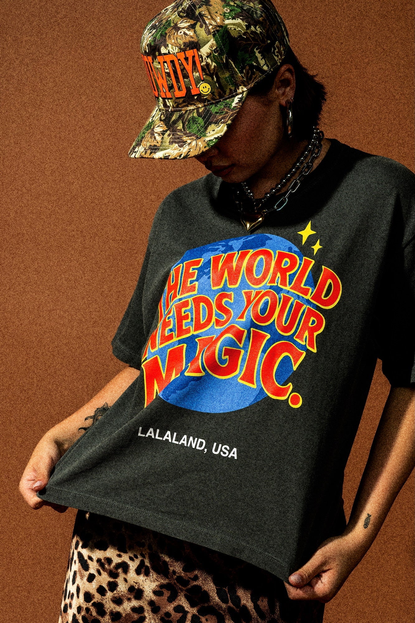 The World Needs Your Magic Retro Remix Boxy Tee - Dressed in Lala