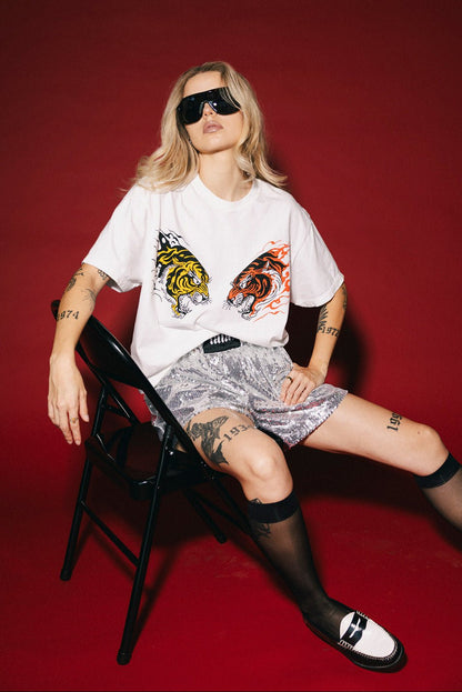 Tiger Twins Boxy Tee - Dressed in Lala