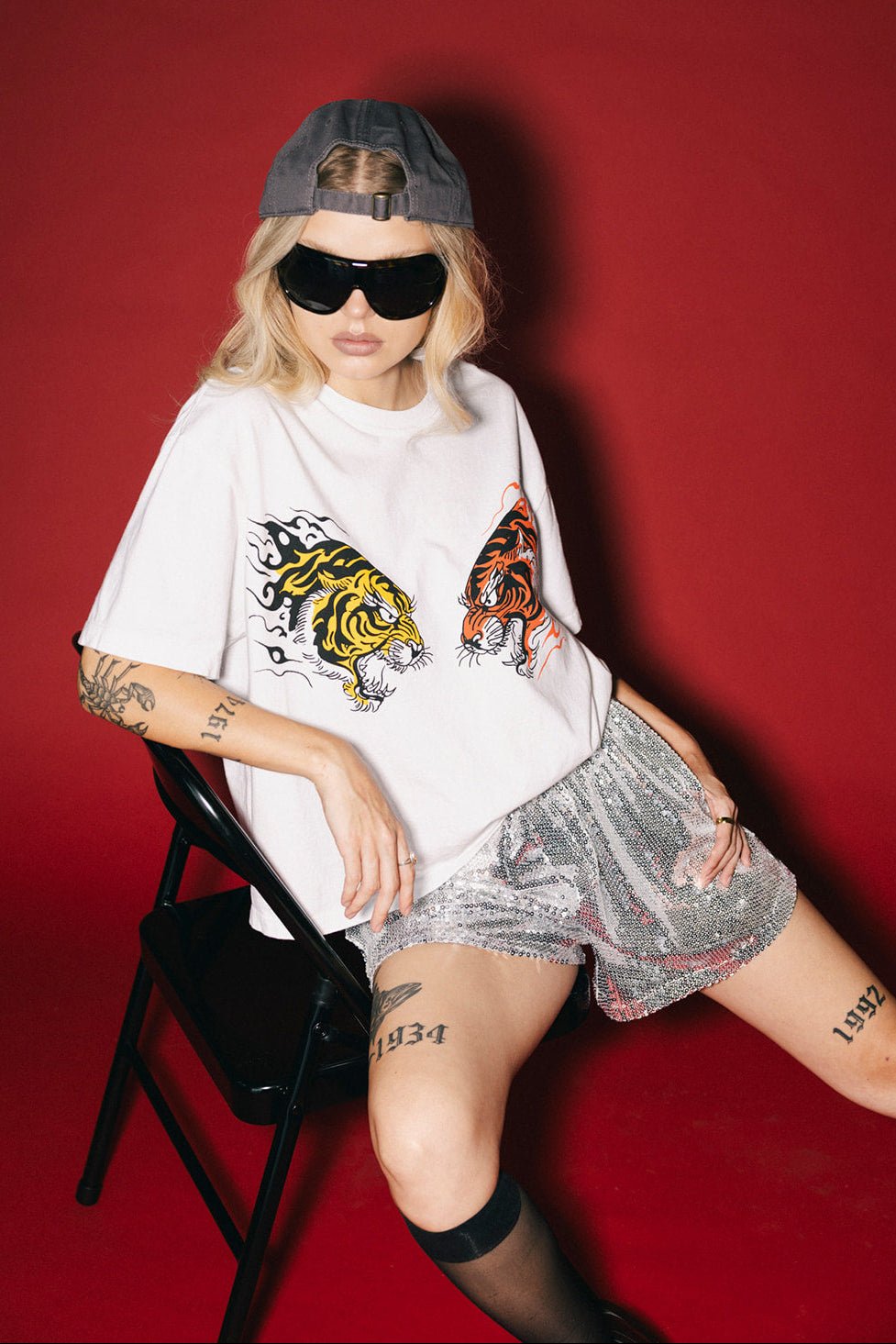 Tiger Twins Boxy Tee - Dressed in Lala
