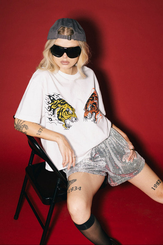 Tiger Twins Boxy Tee - Dressed in Lala