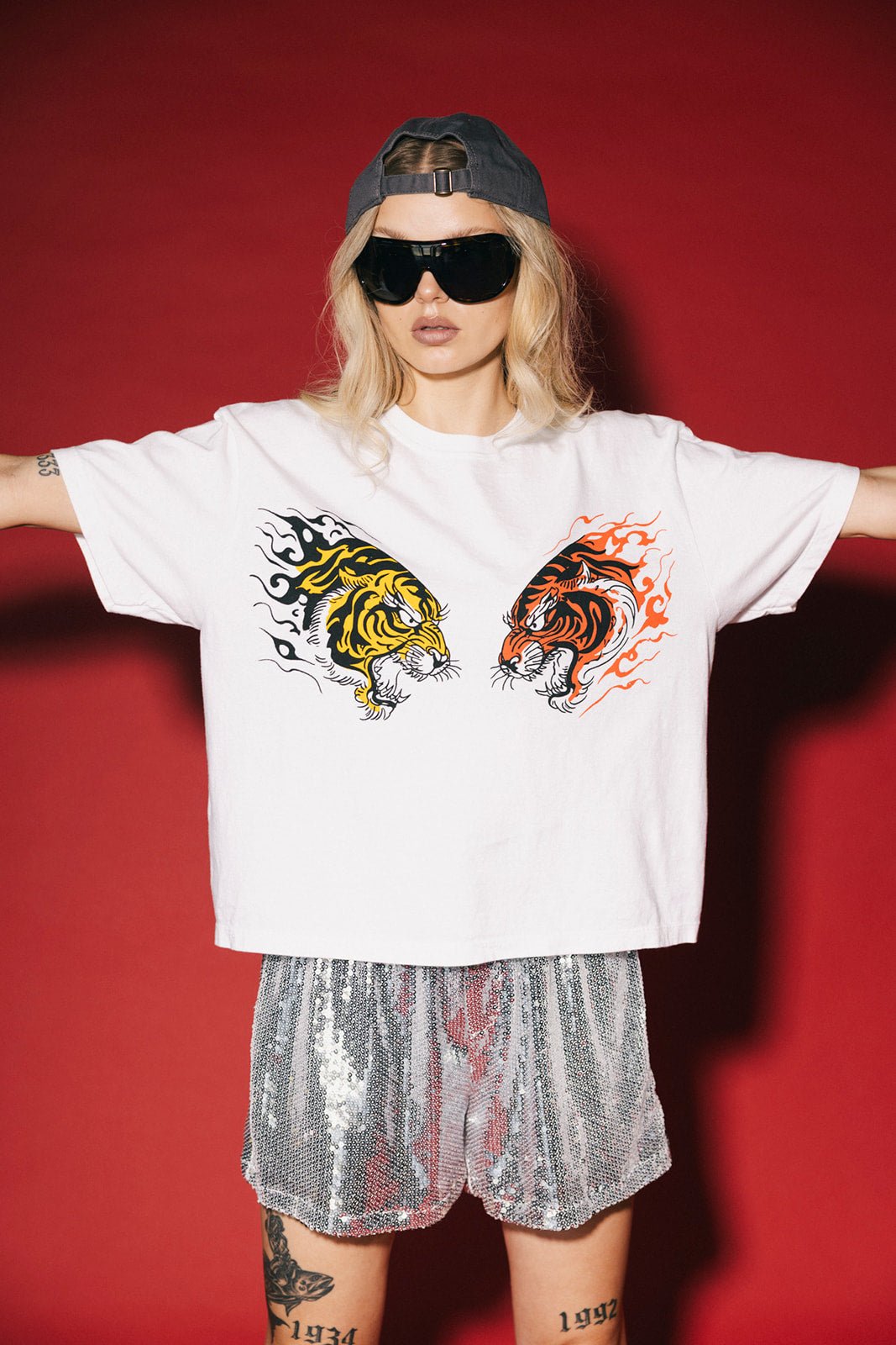 Tiger Twins Boxy Tee - Dressed in Lala
