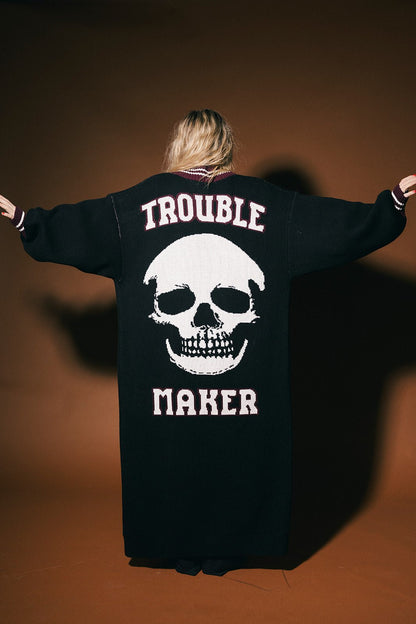 Trouble Maker Longline Cardigan - Dressed in Lala