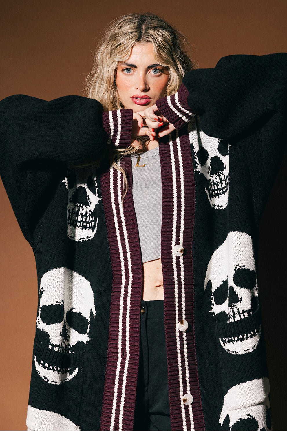 Trouble Maker Longline Cardigan S/M Trouble Maker Longline Cardigan S/M