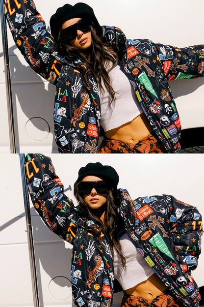 Universe Lalaland Logo Puffer Jacket - Dressed in Lala