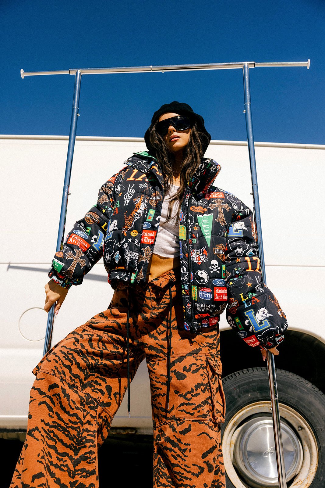 Universe Lalaland Logo Puffer Jacket - Dressed in Lala