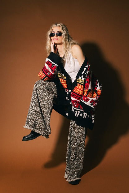 Vroom Vroom Oversized Cardigan - Dressed in Lala