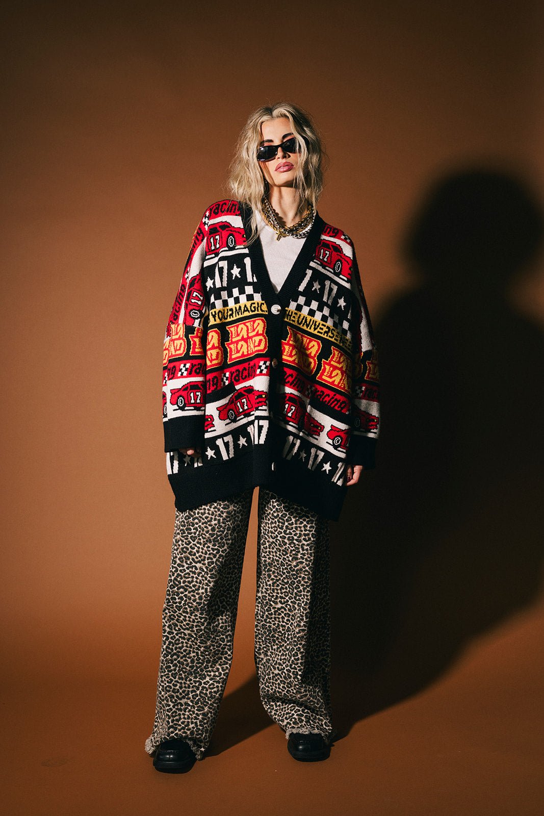 Vroom Vroom Oversized Cardigan - Dressed in Lala