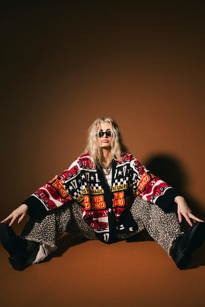 Vroom Vroom Oversized Cardigan - Dressed in Lala