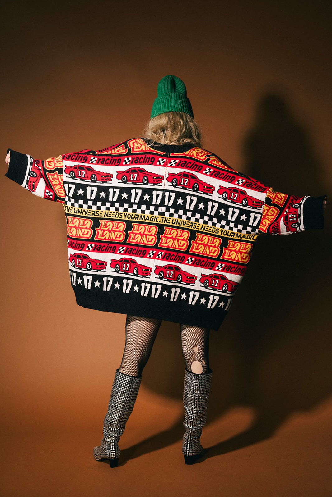 Vroom Vroom Oversized Cardigan - Dressed in Lala