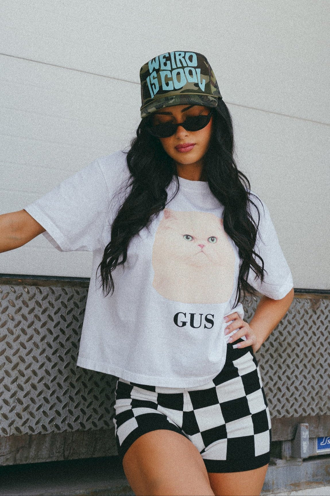 Weird Is Cool Camo Trucker Hat - Dressed in Lala