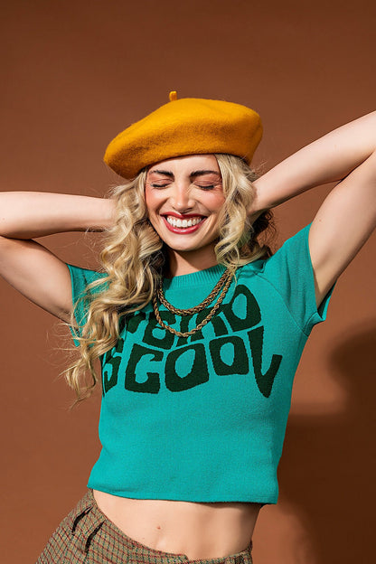 Weird is Cool Knit Baby Tee - Dressed in Lala