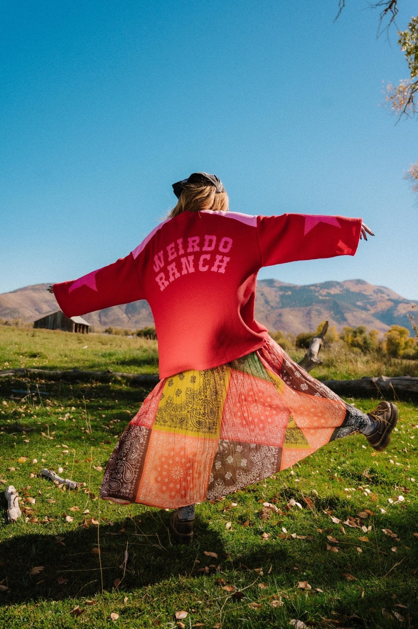 Weirdo Ranch Waffle Knit Hockey Jersey - Dressed in Lala