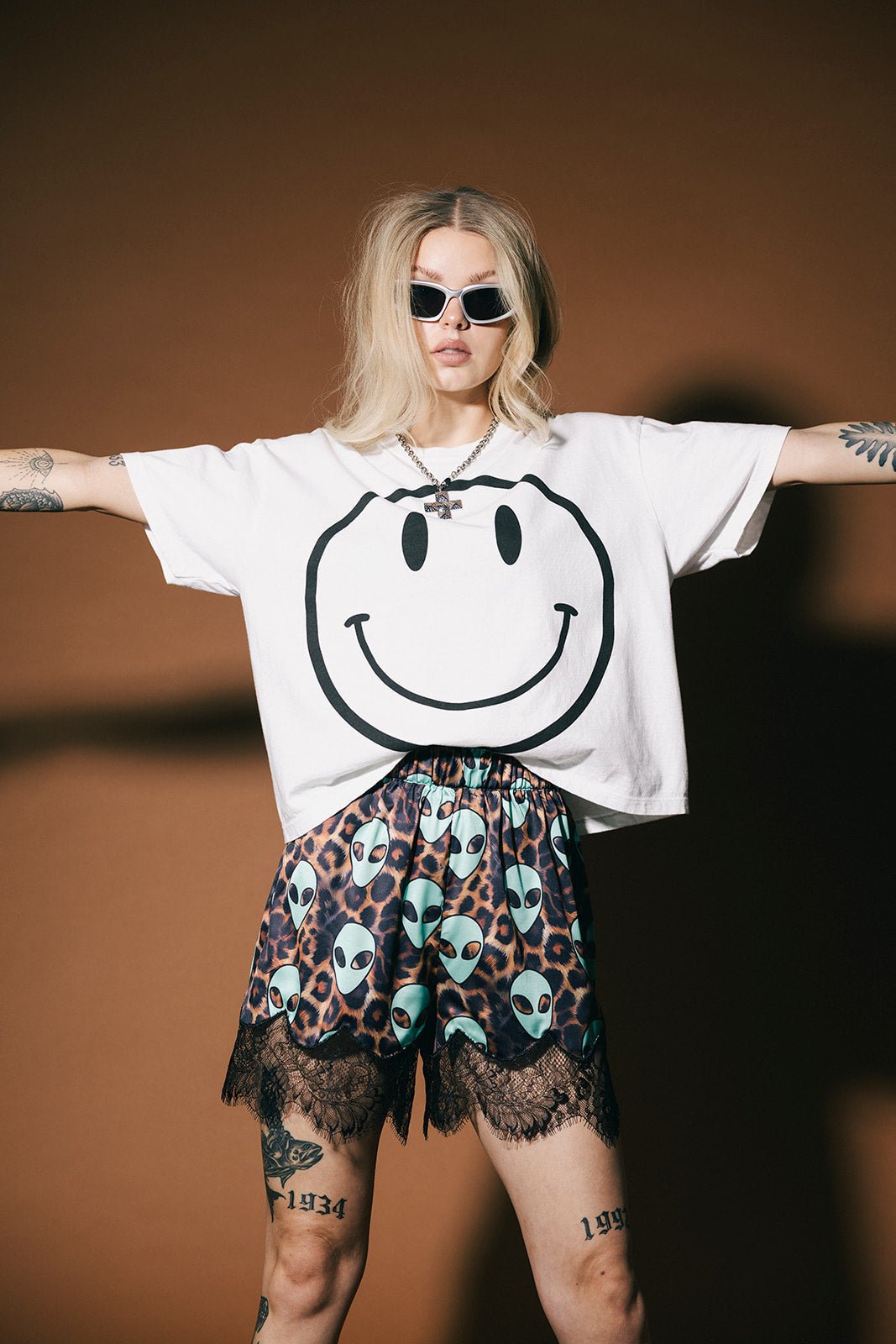 Weirdo World Alien Satin Bloomer Shorts - Dressed in Lala