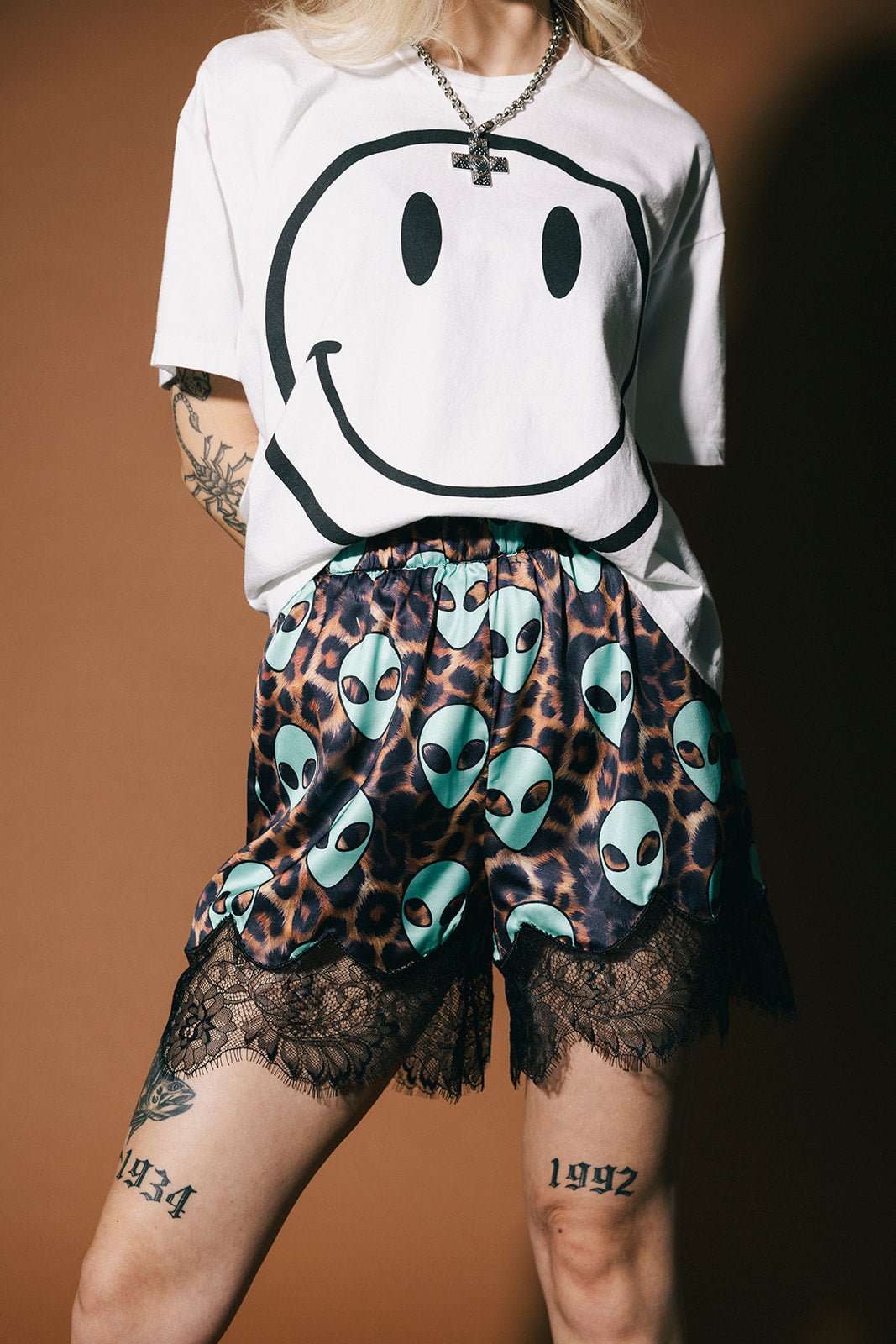 Weirdo World Alien Satin Bloomer Shorts - Dressed in Lala