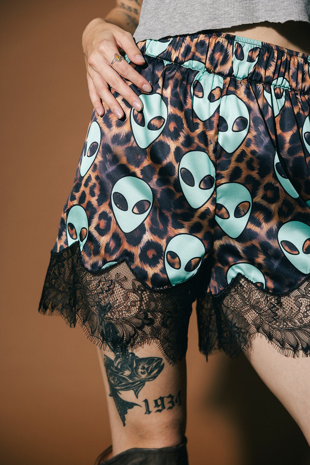 Weirdo World Alien Satin Bloomer Shorts - Dressed in Lala