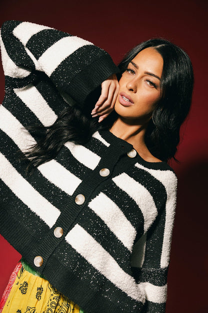 Weirdo Wrangler Striped Cardigan - Dressed in Lala
