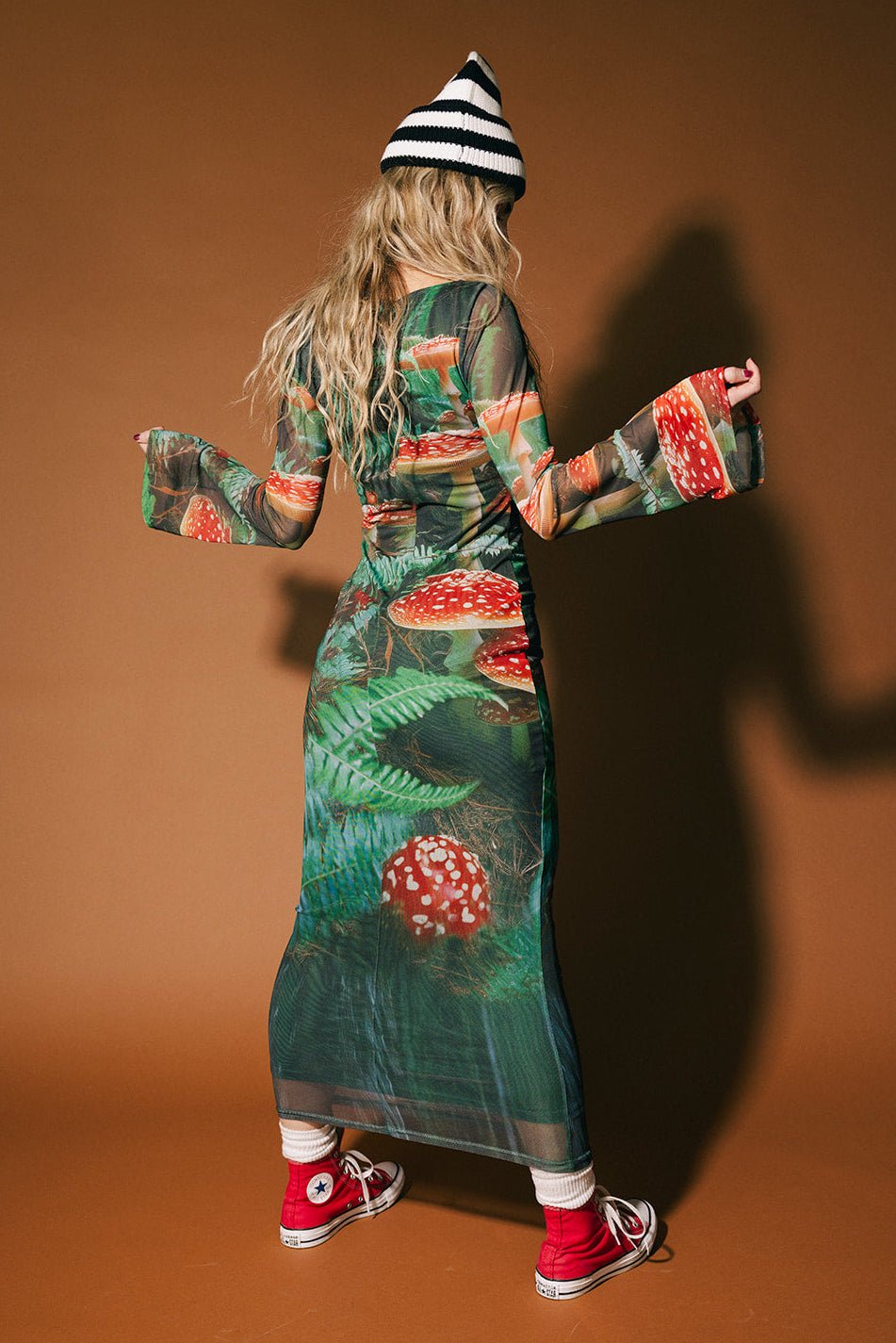 We're All Mad Here Mesh Mushroom Dress - Dressed in Lala