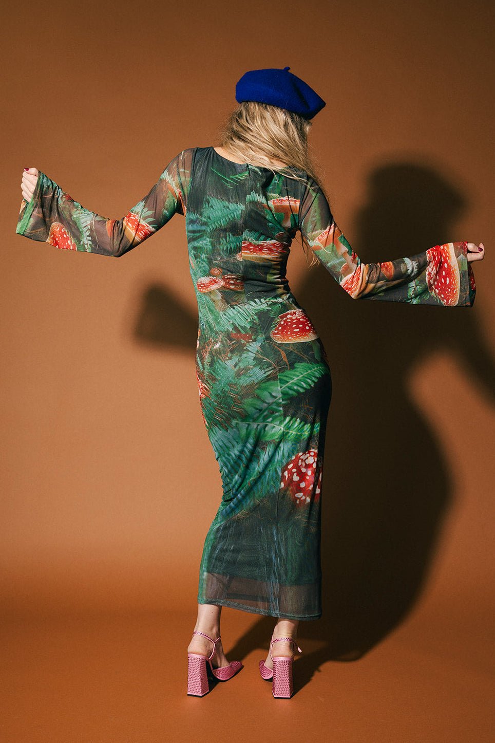 We're All Mad Here Mesh Mushroom Dress - Dressed in Lala