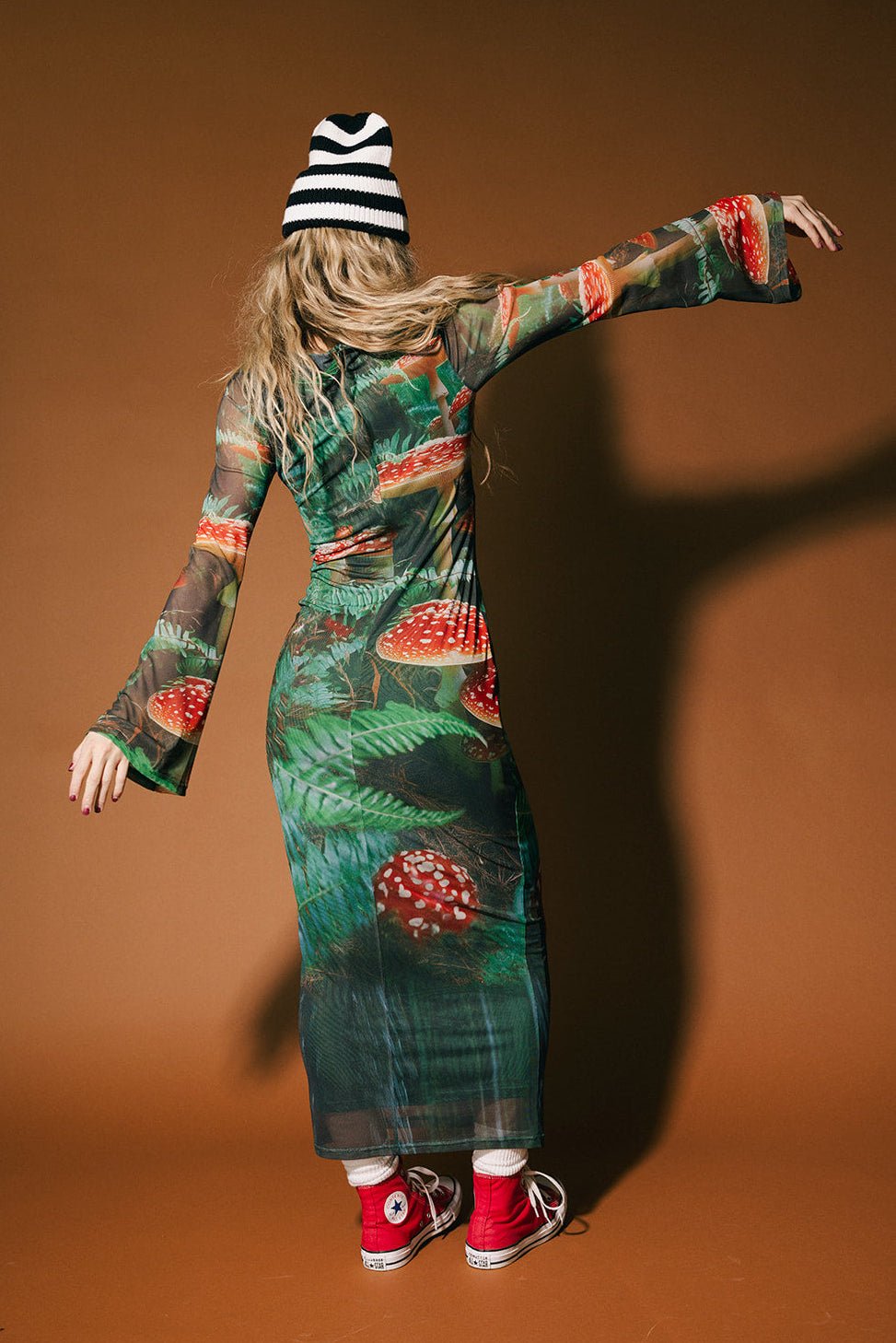 We're All Mad Here Mesh Mushroom Dress - Dressed in Lala