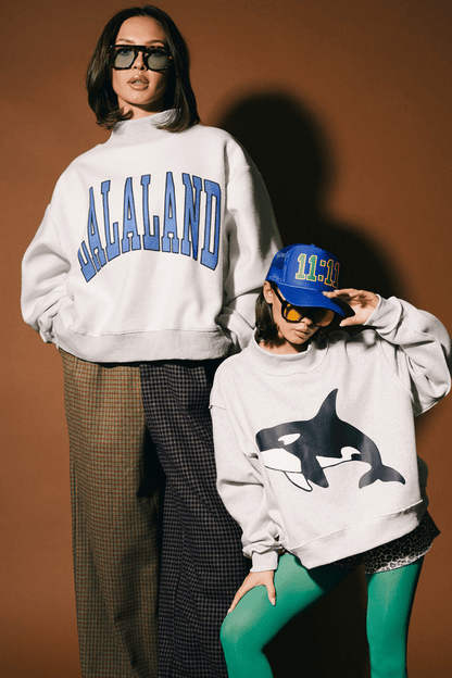 Whale Yeah Reversible Boxy Pullover - Dressed in Lala