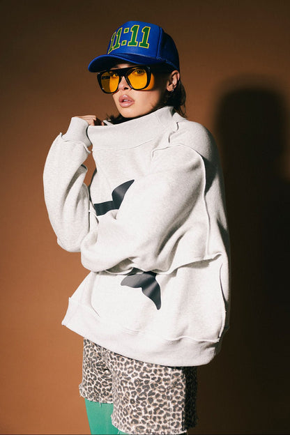 Whale Yeah Reversible Boxy Pullover - Dressed in Lala