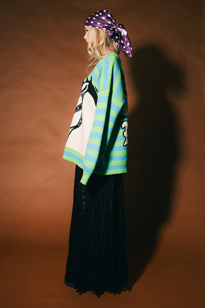 Why Not Bubble Sleeve Unicorn Sweater - Dressed in Lala