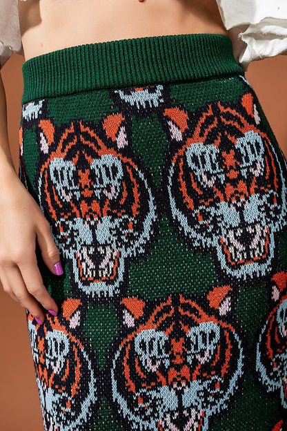Wild Thing Knit Midi Skirt - Dressed in Lala