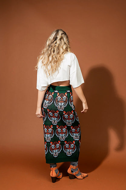Wild Thing Knit Midi Skirt - Dressed in Lala