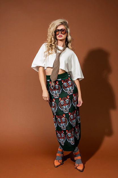 Wild Thing Knit Midi Skirt - Dressed in Lala
