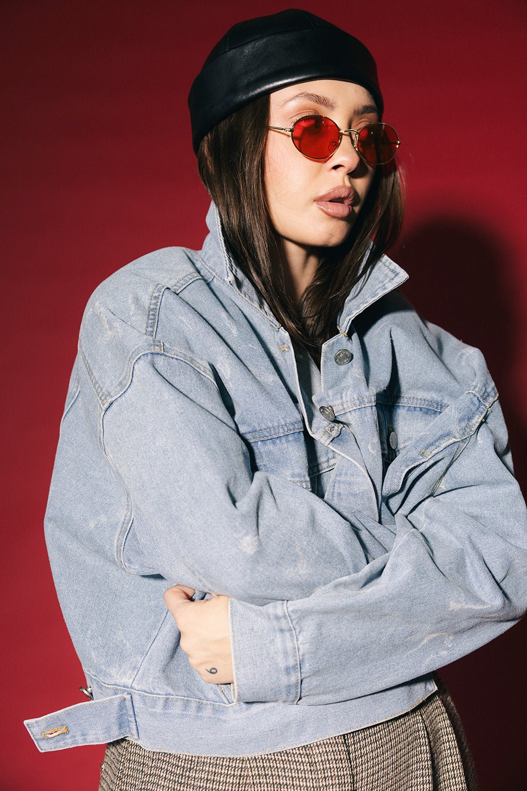 Wild Weirdo Boxy Denim Trucker Jacket - Dressed in Lala