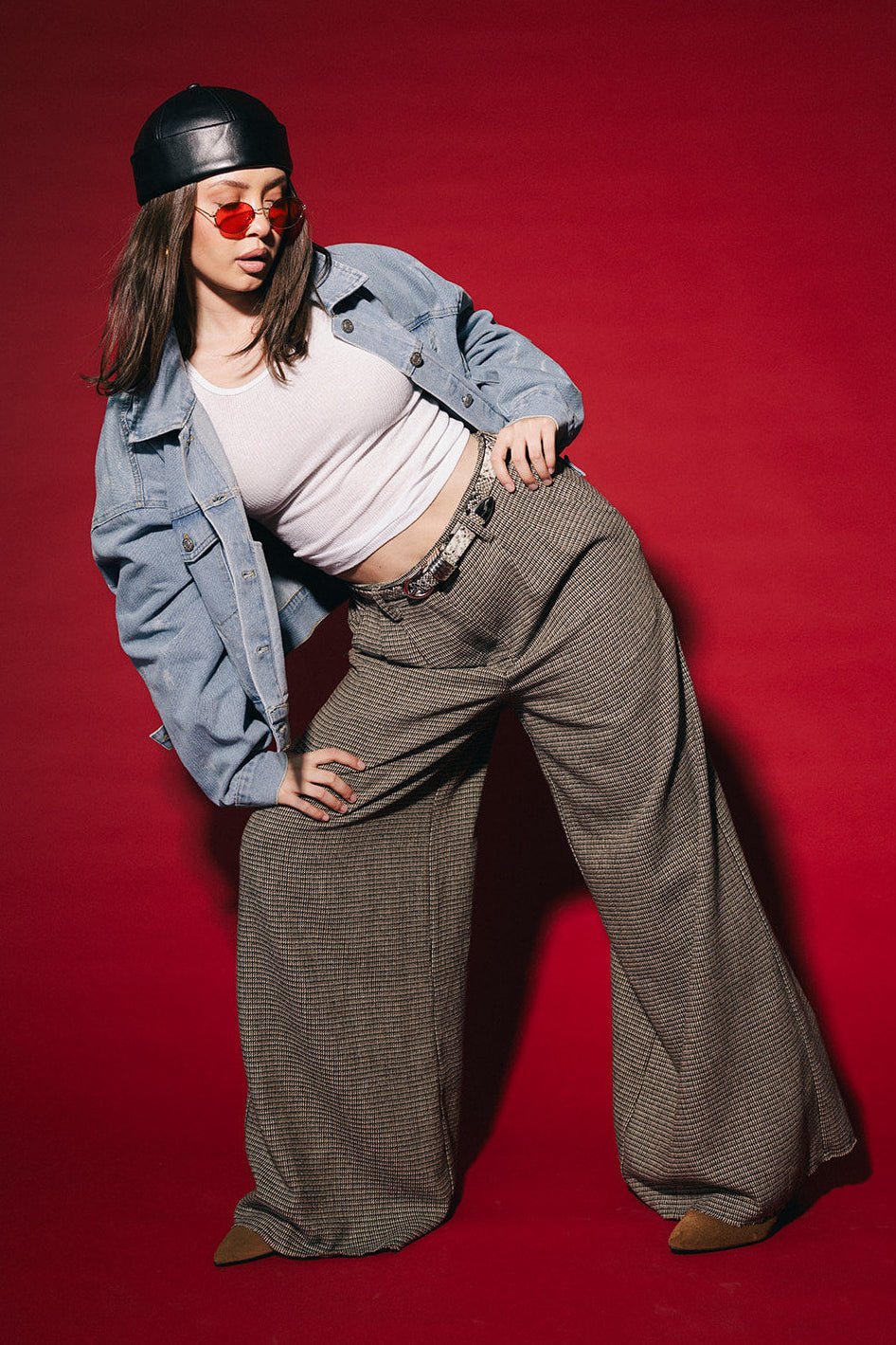 Wild Weirdo Boxy Denim Trucker Jacket - Dressed in Lala