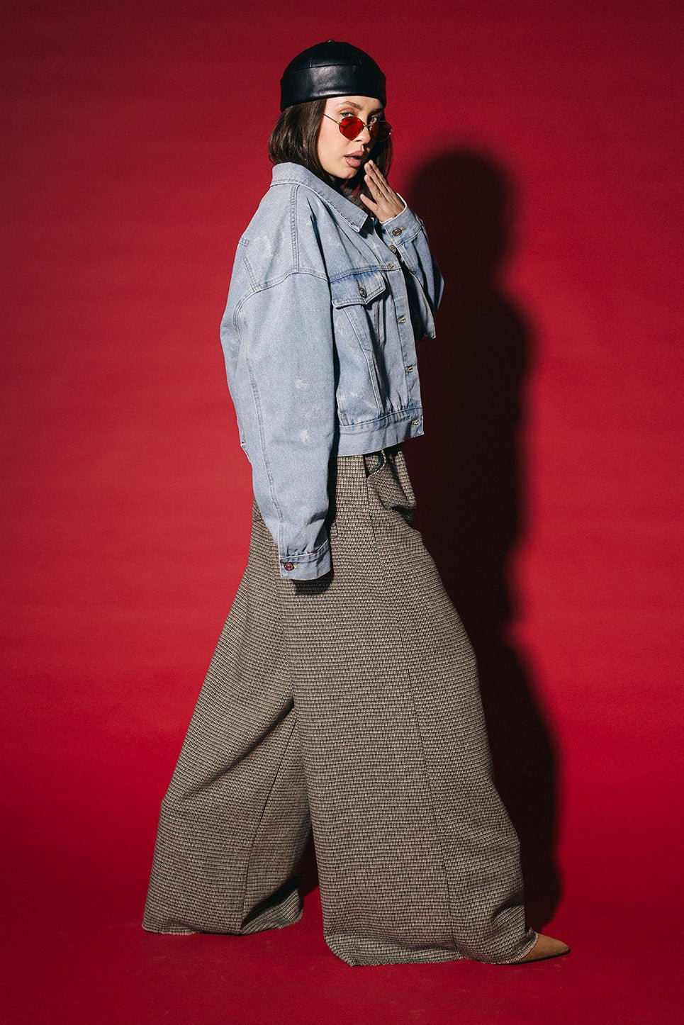 Wild Weirdo Boxy Denim Trucker Jacket - Dressed in Lala