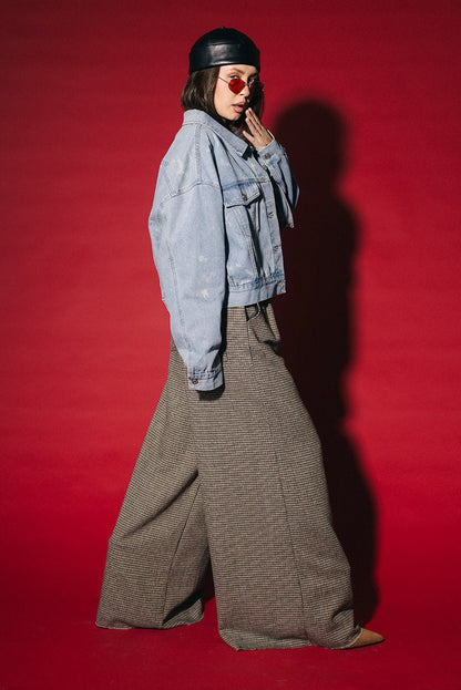 Wild Weirdo Boxy Denim Trucker Jacket - Dressed in Lala