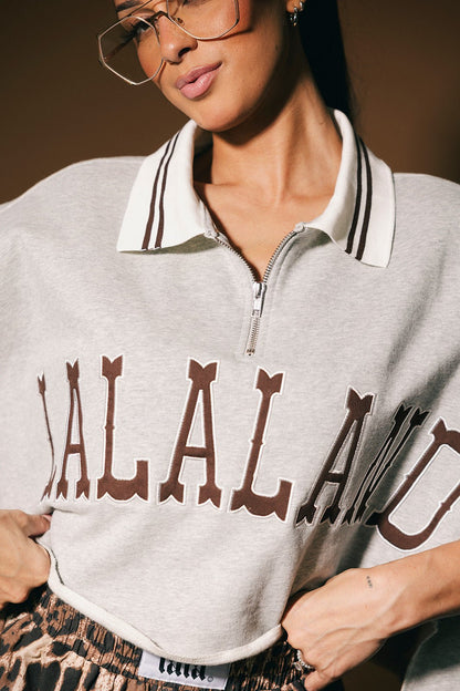 Wild Wild West Chopped Up Lalaland Polo Pullover - Dressed in Lala