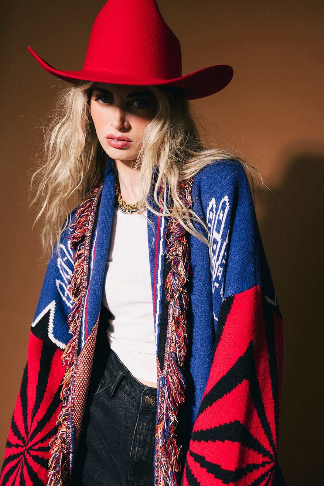 You Can Have it All Luxe Fringe Blanket Cardigan - Dressed in Lala