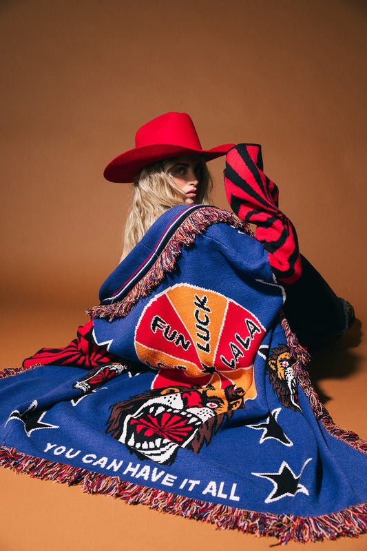 You Can Have it All Luxe Fringe Blanket Cardigan - Dressed in Lala