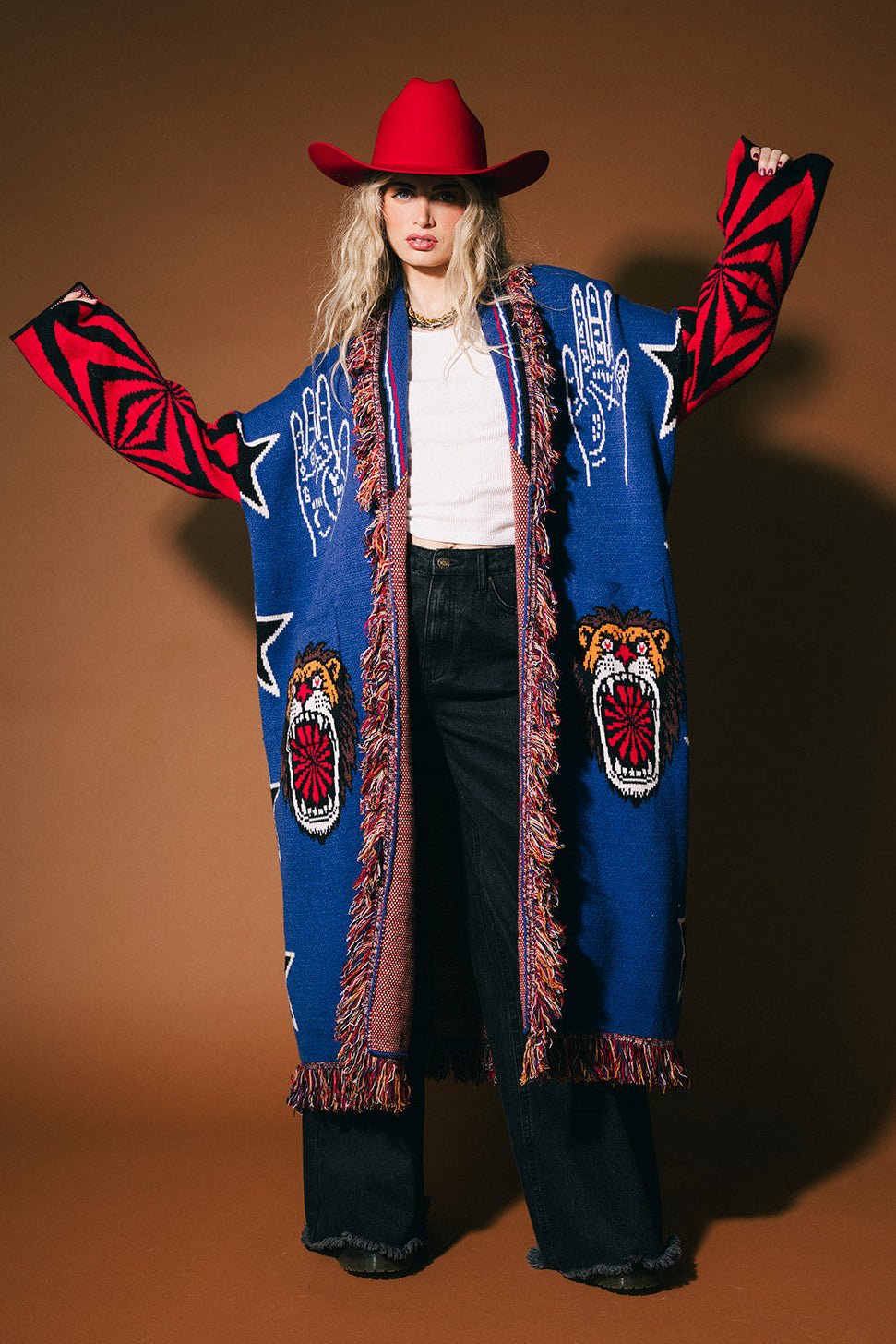 You Can Have it All Luxe Fringe Blanket Cardigan – Dressed in Lala