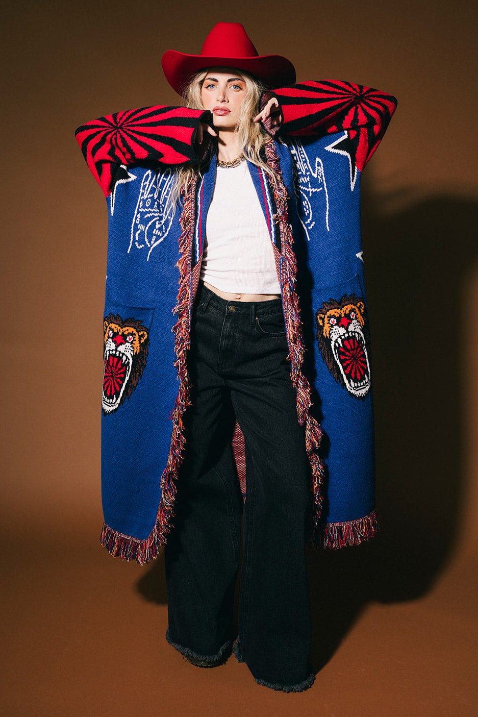 You Can Have it All Luxe Fringe Blanket Cardigan - Dressed in Lala